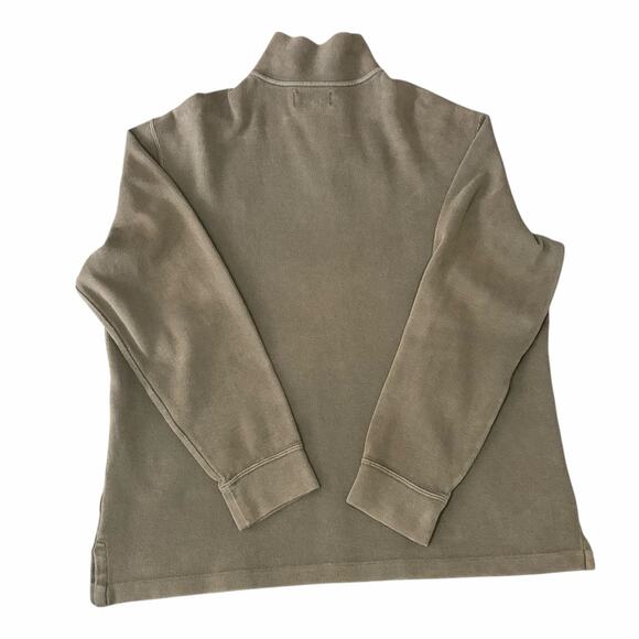 VTG Polo Ralph Lauren Men’s 1/4 Zip Pullover Sweater XL Brown Classic Logo Y2K - Picture 4 of 8